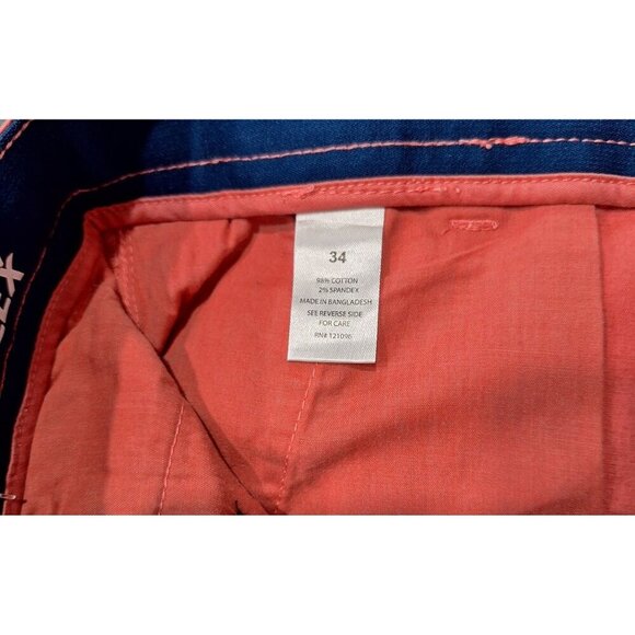 NWT Crown & Ivy Motion Flex Mens Vineyard Red Chino Shorts/ Sz. 34 - Picture 5 of 7